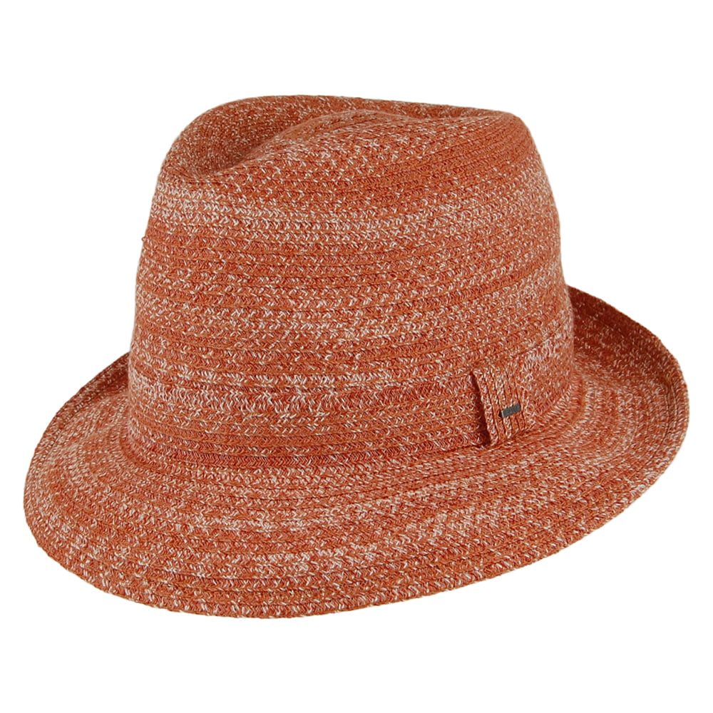 Chapeau Trilby Léger Freddy naturel-rouille BAILEY