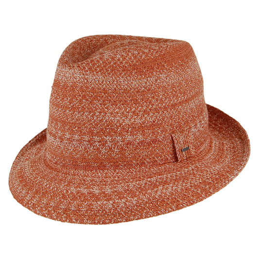 Chapeau Trilby Léger Freddy naturel-rouille BAILEY