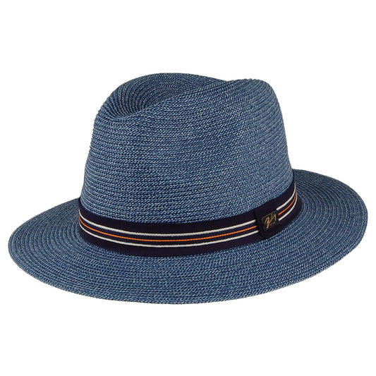 Chapeau Fedora Hester bleu marine chiné BAILEY