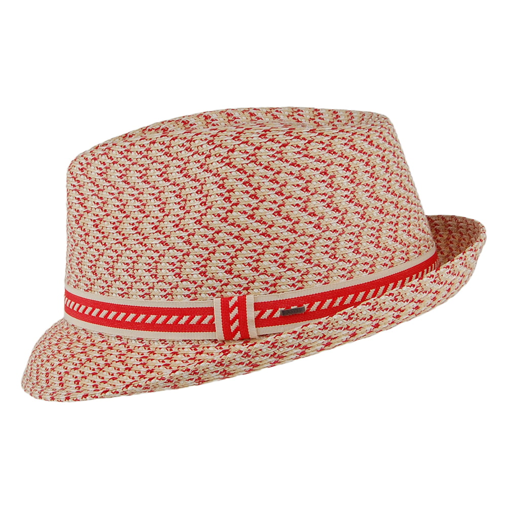 Chapeau Trilby Mannes rouge-naturel BAILEY