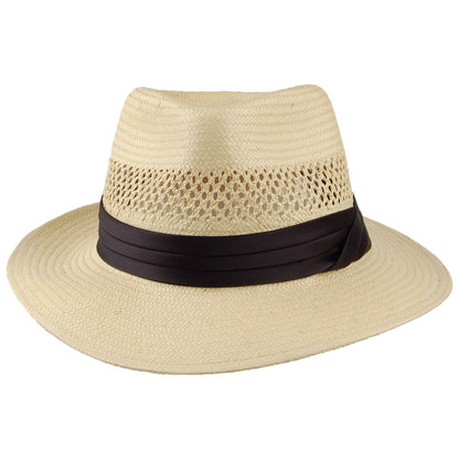 Chapeau Fedora en Paille Goodman naturel BRIXTON