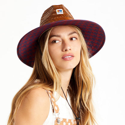 Chapeau Lifeguard en Paille Alton cuivre BRIXTON