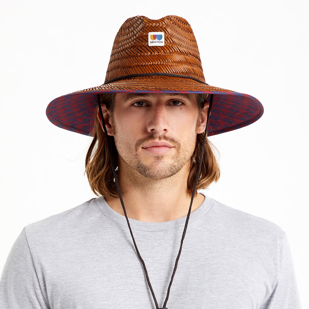 Chapeau Lifeguard en Paille Alton cuivre BRIXTON