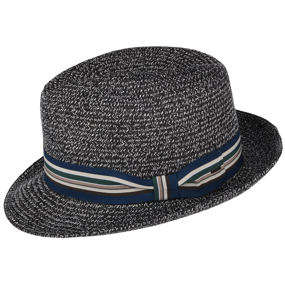 Chapeau Fedora Salem gris foncé-mélangé BAILEY