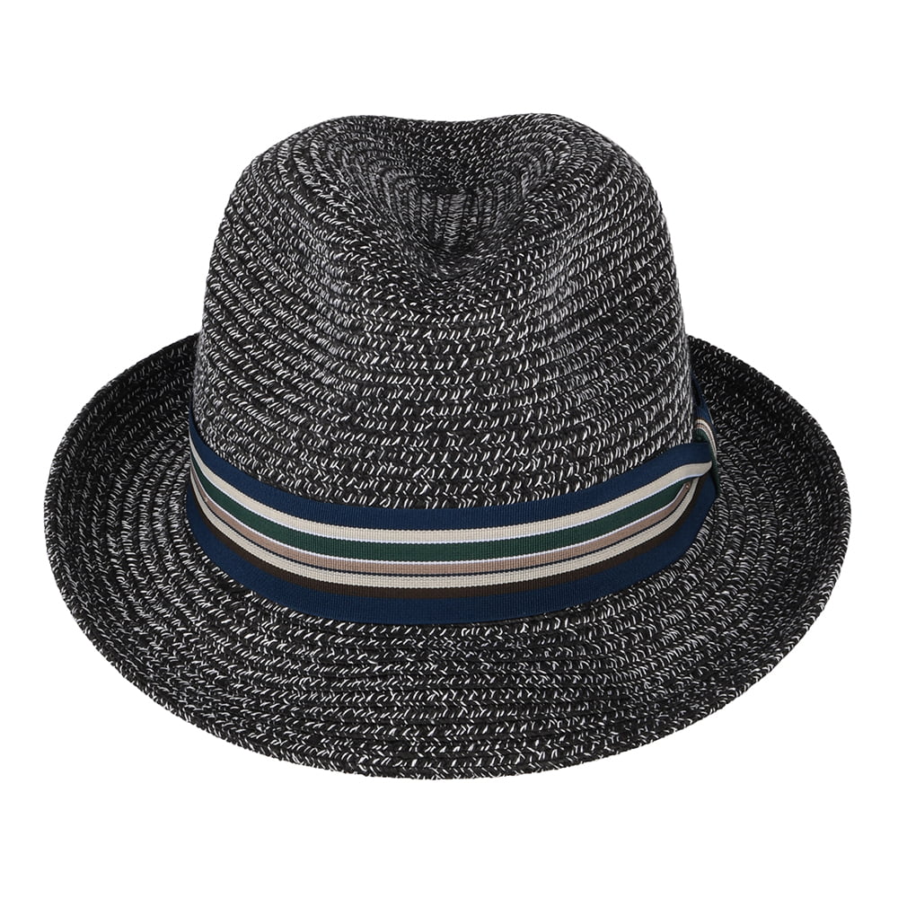 Chapeau Fedora Salem gris foncé-mélangé BAILEY