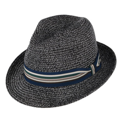 Chapeau Fedora Salem gris foncé-mélangé BAILEY