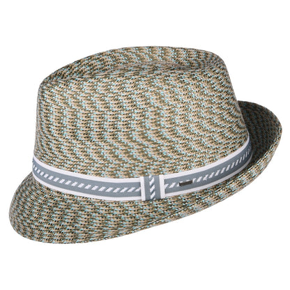 Chapeau Trilby Mannes mélange de verts BAILEY
