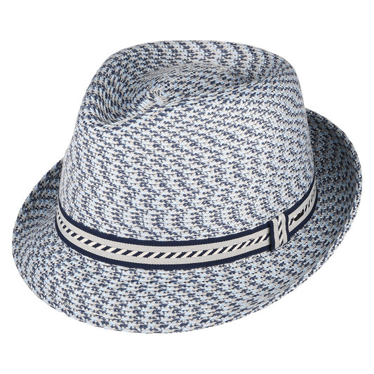 Chapeau Trilby Mannes bleu azur BAILEY