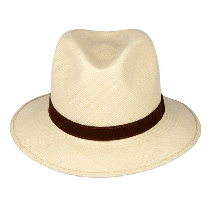 Chapeau Fedora Panama Safari Quito naturel BORSALINO