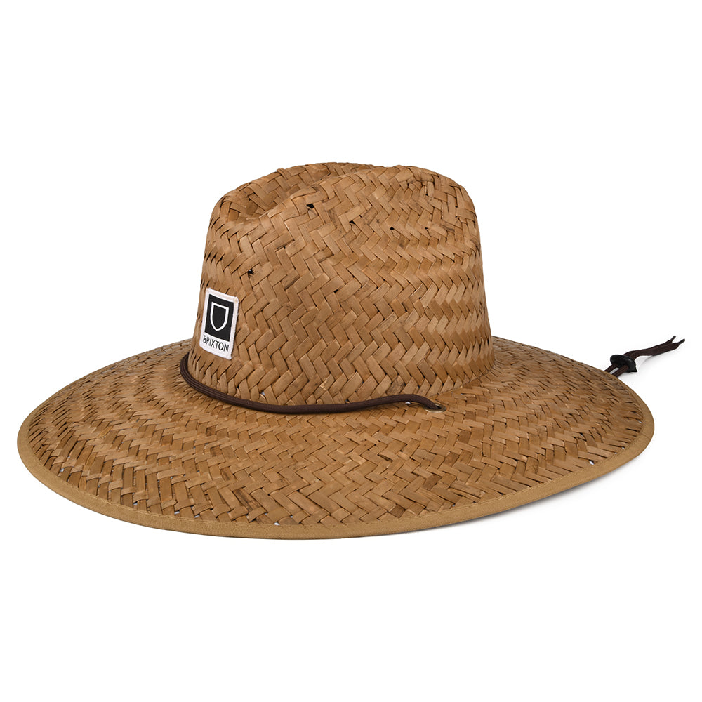 Chapeau Lifeguard en Paille Beta marron clair BRIXTON