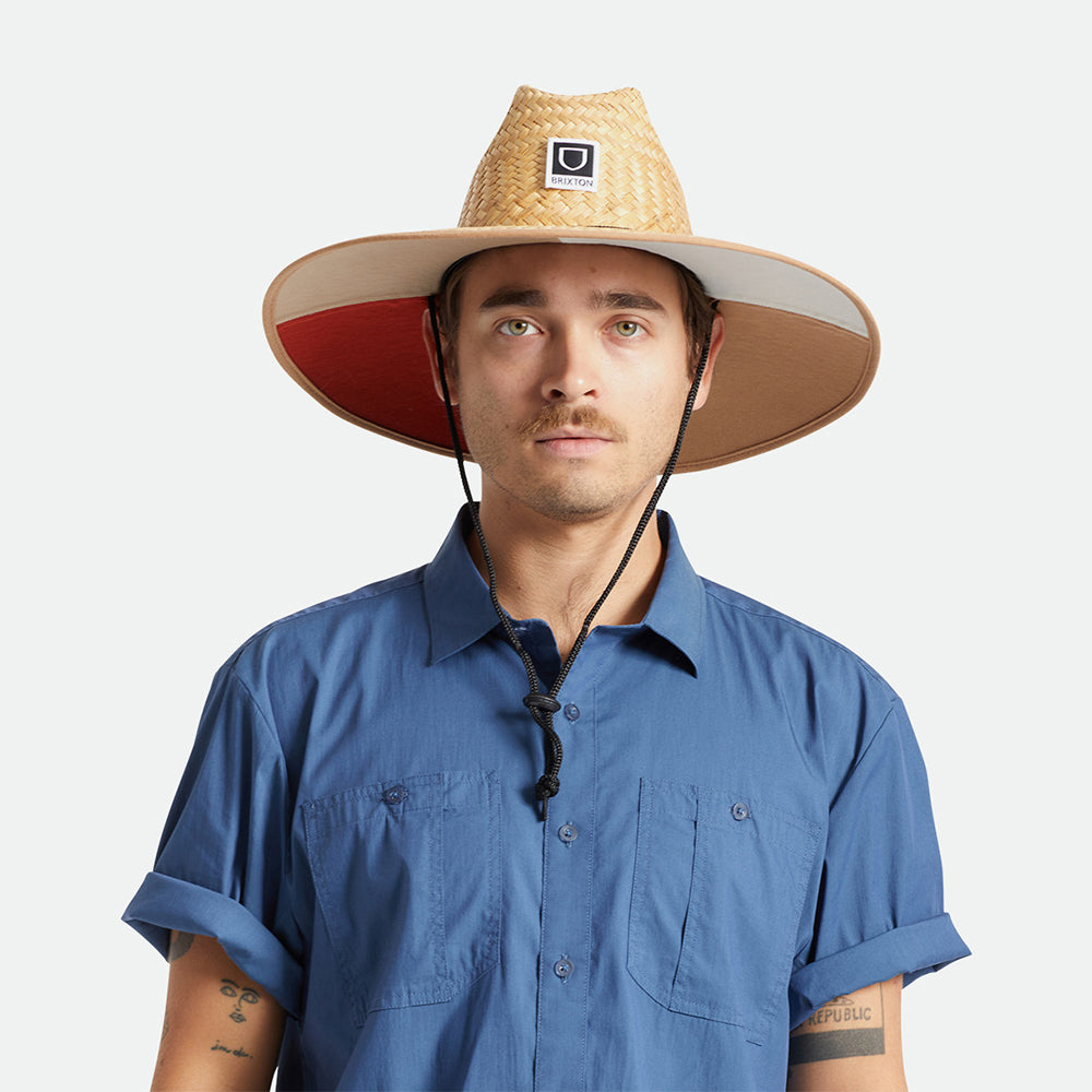 Chapeau Lifeguard en Paille Beta marron clair BRIXTON