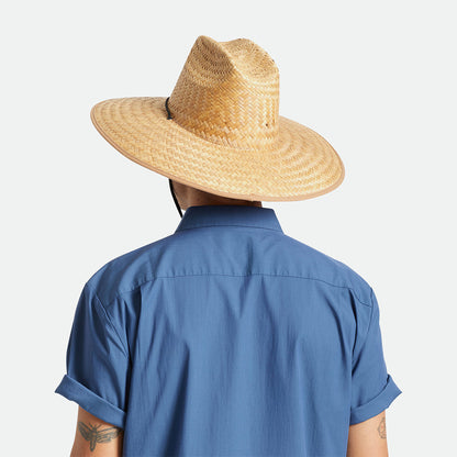 Chapeau Lifeguard en Paille Beta marron clair BRIXTON