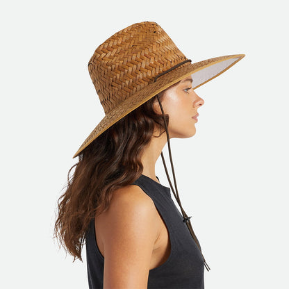 Chapeau Lifeguard en Paille Beta marron clair BRIXTON