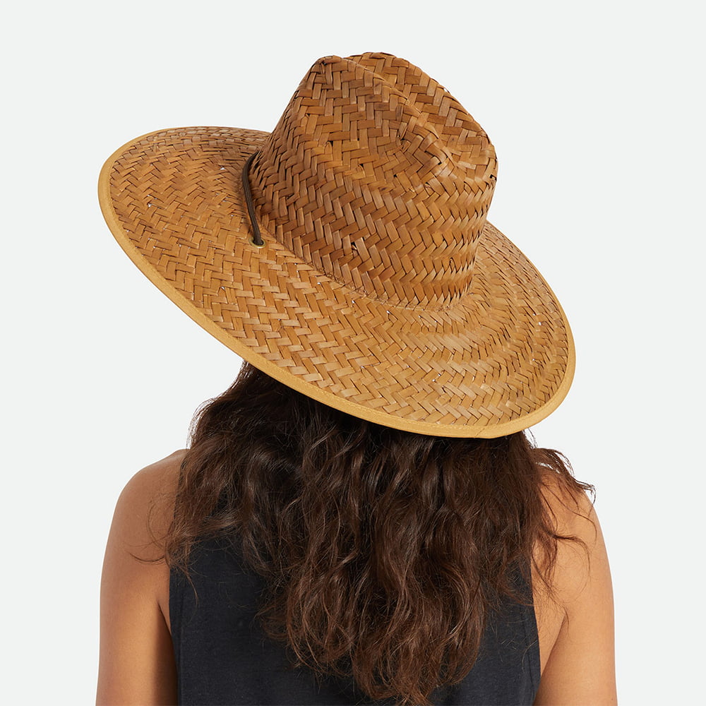 Chapeau Lifeguard en Paille Beta marron clair BRIXTON