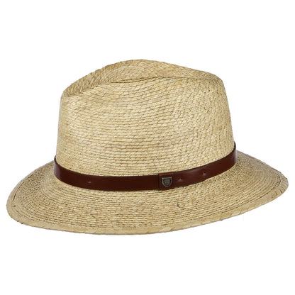 Chapeau Fedora en Paille Messer naturel BRIXTON