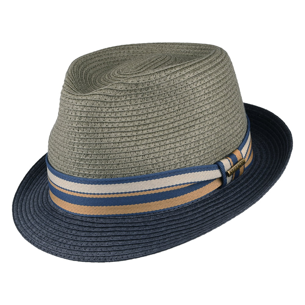 Chapeau Trilby Adams gris-bleu STETSON