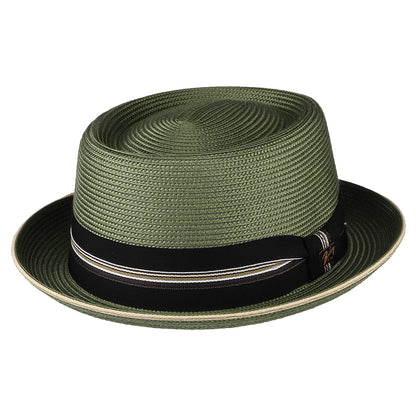 Chapeau Pork Pie Carver vert BAILEY