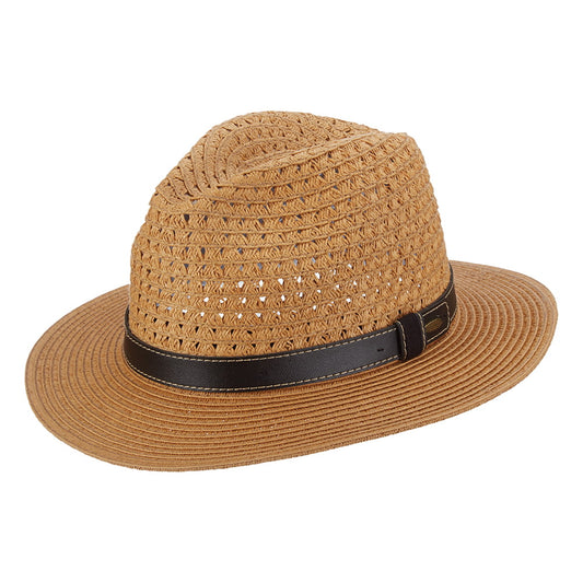 Chapeau Safari en Paille Toyo Nashville thé SCALA
