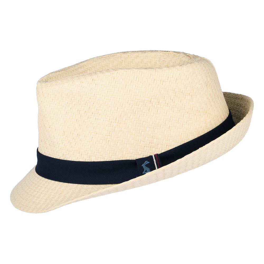 Chapeau Trilby en Paille Toyo Halstow sable JOULES