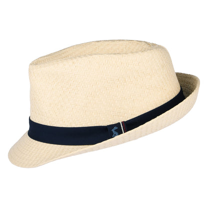 Chapeau Trilby en Paille Toyo Halstow sable JOULES