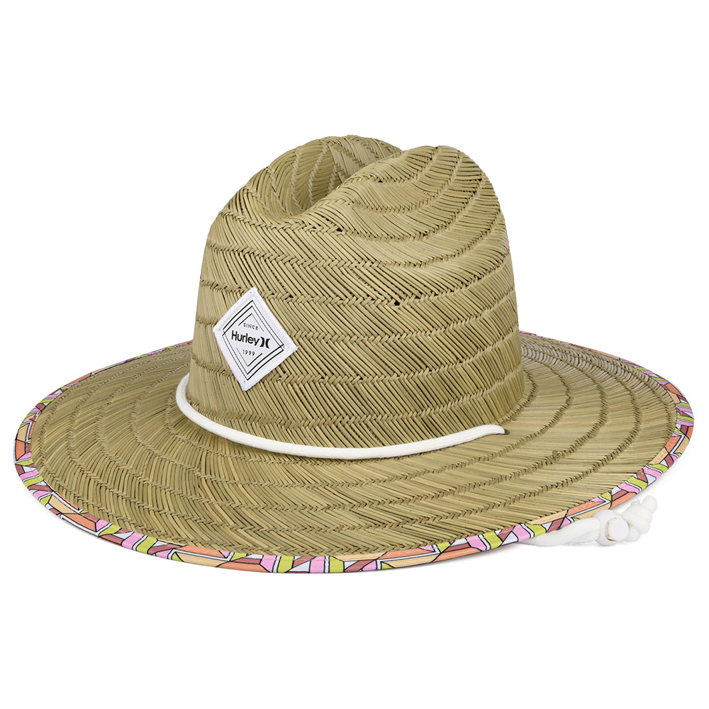 Chapeau Lifeguard Femme en Paille Diamond naturel HURLEY