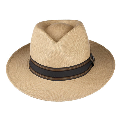 Chapeau Fedora Panama Teardrop beige sable CITY SPORT