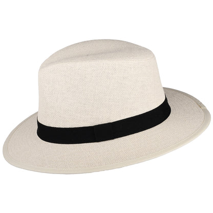 Chapeau Fedora Safari en Paille Toyo naturel FAILSWORTH