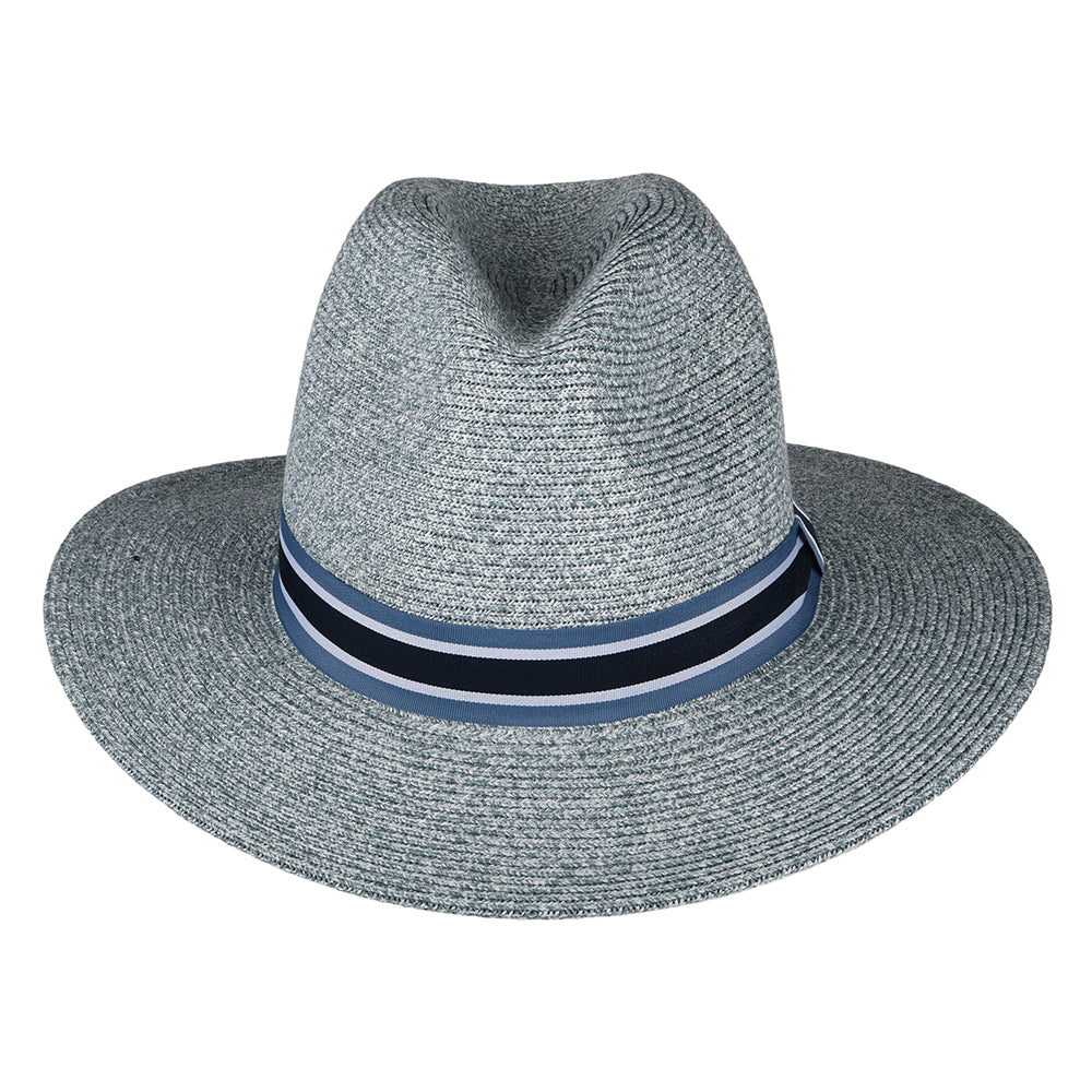 Chapeau Fedora en Paille Toyo Antigua bleu FAILSWORTH