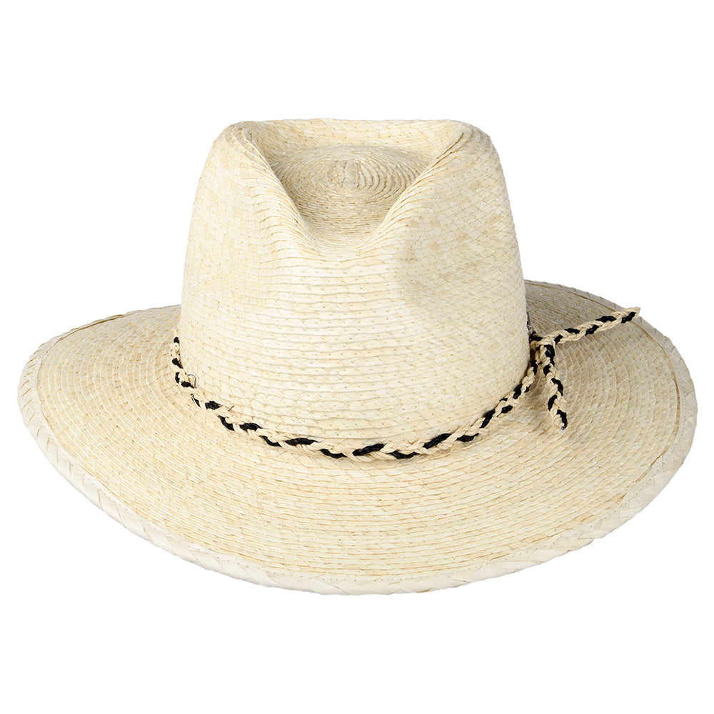 Chapeau Fedora en Paille Messer Western naturel BRIXTON