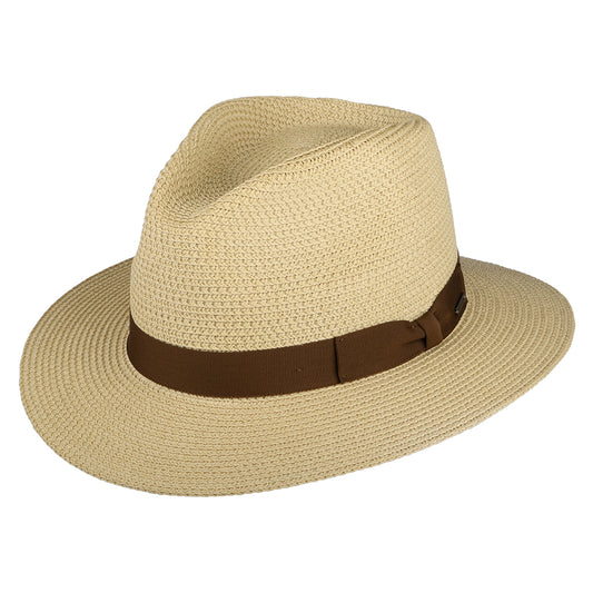 Chapeau Fedora en Paille Toyo Rio naturel BRIXTON