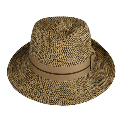 Chapeau Fedora C-Crown en Papier Tressé Marton marron SCALA