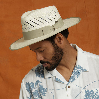 Chapeau Fedora en Paille Bandera Reserve naturel BRIXTON