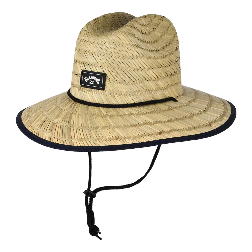 Chapeau Lifeguard Tides Print en Jonc de Mer naturel-bleu marine BILLABONG