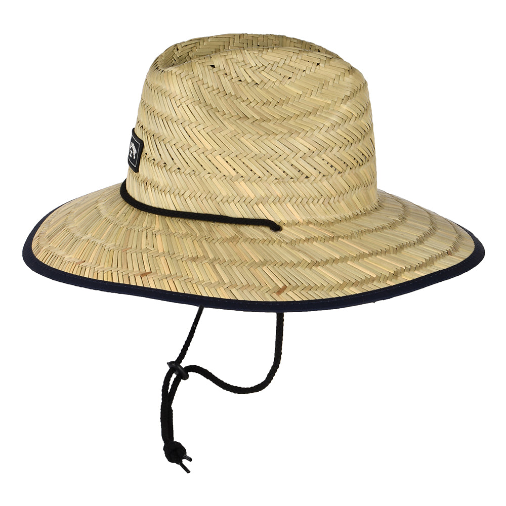 Chapeau Lifeguard Tides Print en Jonc de Mer naturel-bleu marine BILLABONG