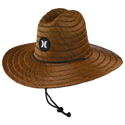 Chapeau Lifeguard en Paille Weekender marron HURLEY