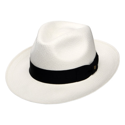 Chapeau Fedora Panama Grade 8 décoloré FAILSWORTH