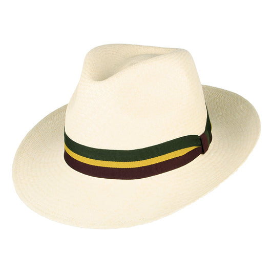 Chapeau Fedora Panama Regimental naturel FAILSWORTH