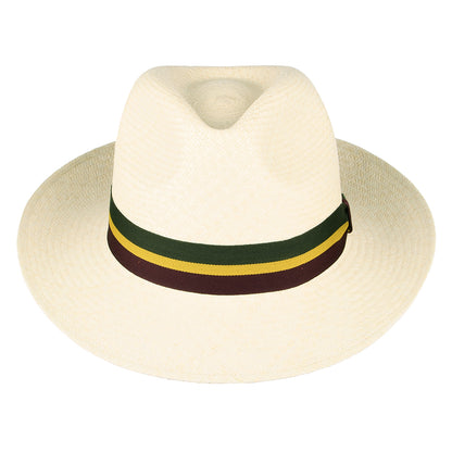 Chapeau Fedora Panama Regimental naturel FAILSWORTH