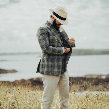 Chapeau Fedora Été en Paille Summer C- Crown naturel JAXON & JAMES