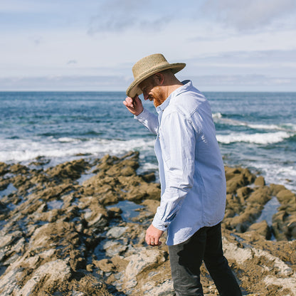 Chapeau Gambler Pebble Beach naturel JAXON & JAMES