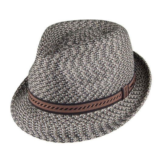 Chapeau Trilby Mannes mélange de marrons BAILEY