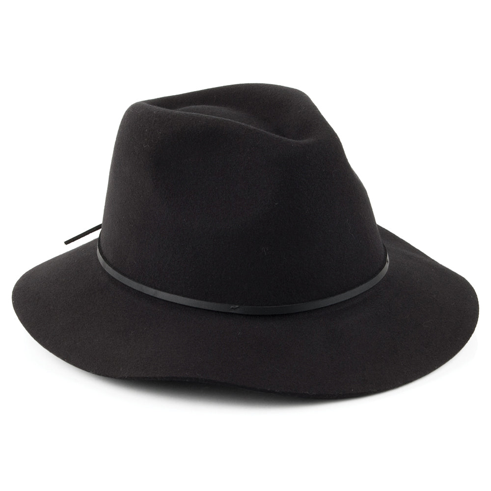 Chapeau Fedora Wesley noir BRIXTON