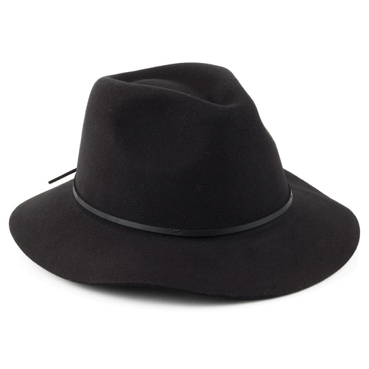 Chapeau Fedora Wesley noir BRIXTON