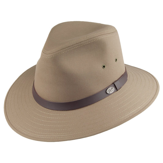 Chapeau Fedora Safari Hydrofuge Dalton beige sable BAILEY