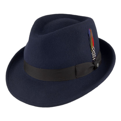Chapeau Trilby Déformable Elkader bleu marine STETSON