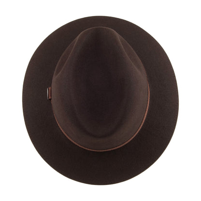 Chapeau Fedora Safari Déformable Classic en Fourrure Feutrée marron BORSALINO