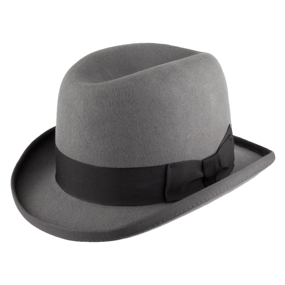 Chapeau Homburg Churchill gris DENTON