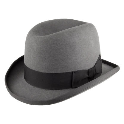 Chapeau Homburg Churchill gris DENTON