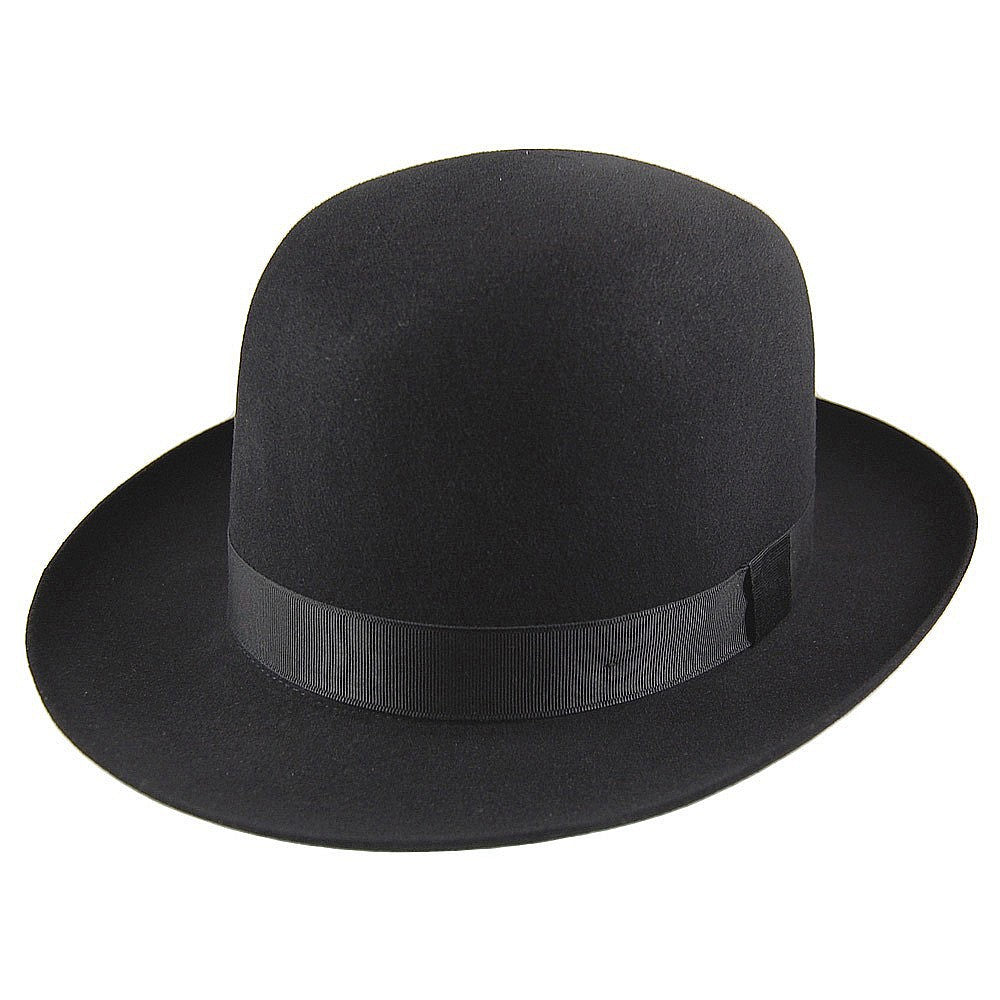 Chapeau Fedora en Fourrure Feutrée Foldaway noir CHRISTYS