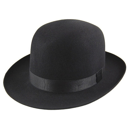 Chapeau Fedora en Fourrure Feutrée Foldaway noir CHRISTYS